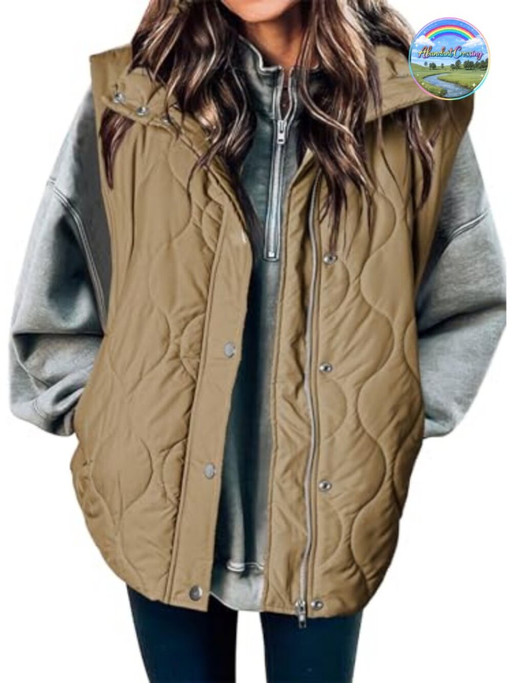 Lightweight Cropped Quilted Puffer Vest Sleeveless Zipper